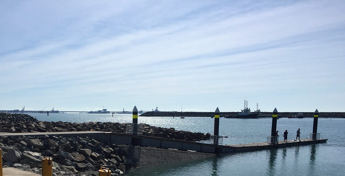 Maintenance and repair works at Half Tide Tug Harbour | North ...